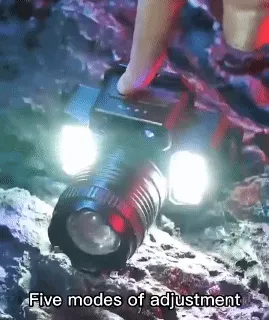 100000LM Power Bank 3 Light Source Sensor Zoom LED Headlight Super Bright Super Long-Range Rechargeable Phone Power Bank