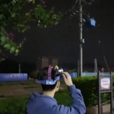 100000lumens 40-Core White Laser Light LED Headlamp with 2Pcs Lithium Battery Lighting Cell Phone Charging 2-in-1 Headlamp