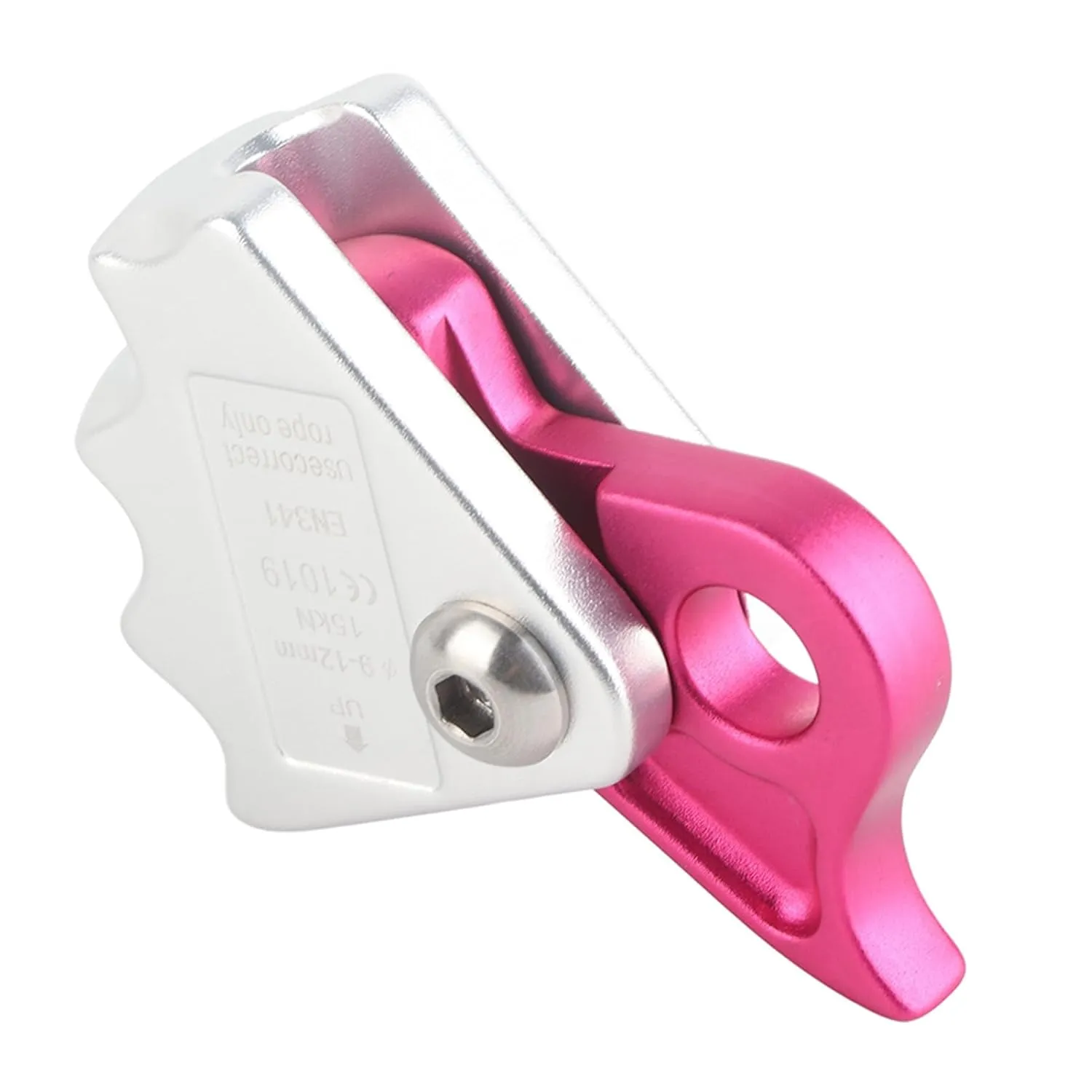 15KN Self Braking Stop Descender Climbing Gear for Rope Rescue Rappel Ring
