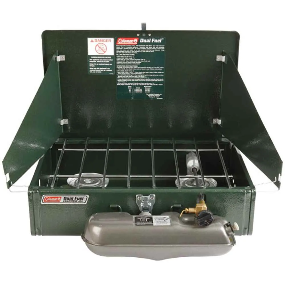 2 Burner Dual Fuel Stove