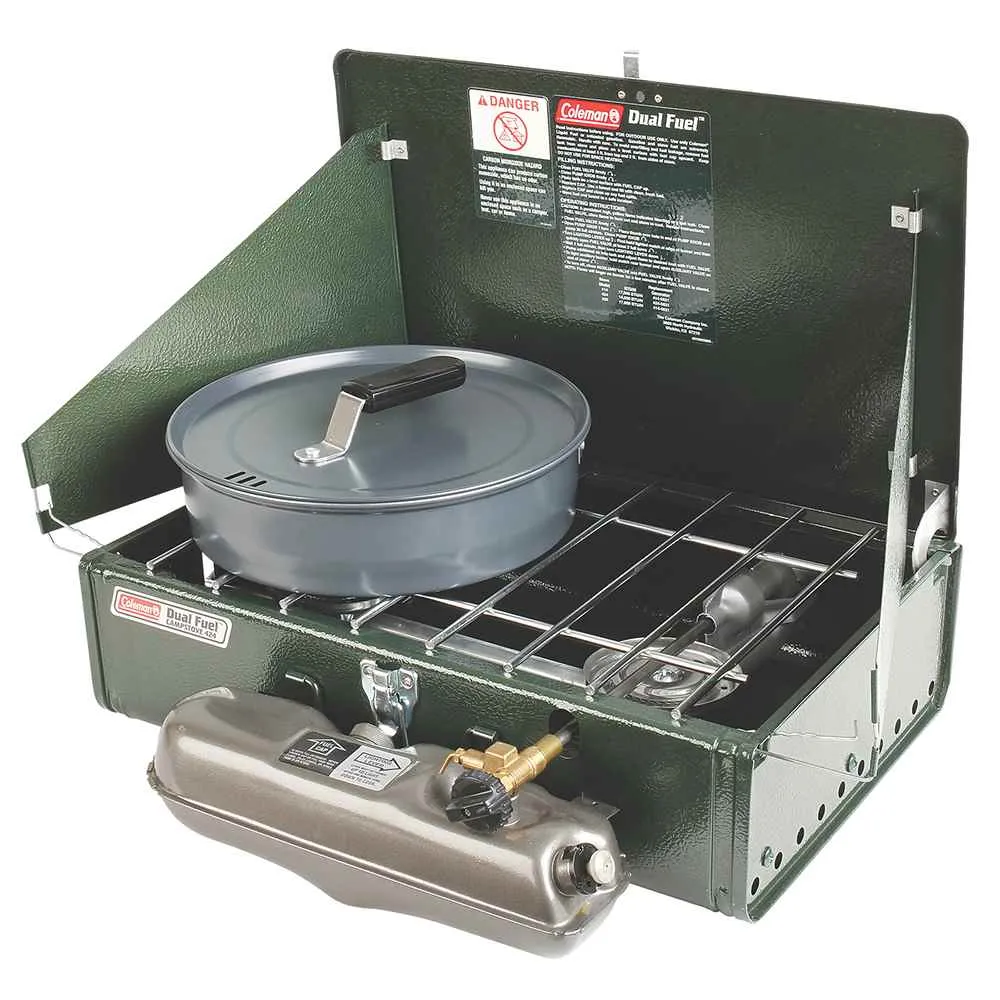 2 Burner Dual Fuel Stove
