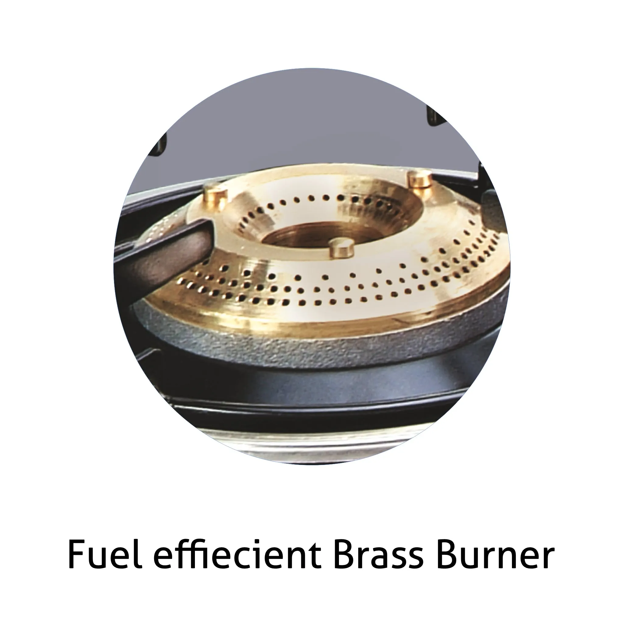 2 Burner PNG Glass Gas Stove with High Flame Brass Burner Black (1021 GT HF BB BL PN)