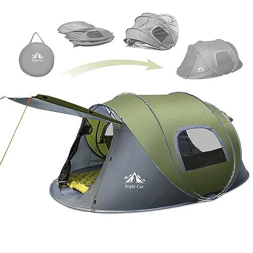 2 Person Popup Camping Tent,Tent Waterproof Instant Easy Setup, Family Tent
