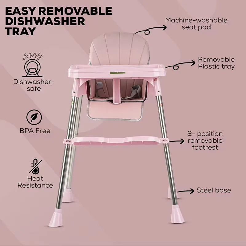 3 in 1 Invictus Convertible High Chair for Kids with Adjustable Height and Footrest