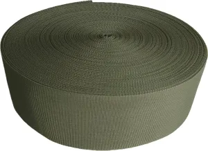 3 inch Webbing Strap for Lawn Chairs, 3" Olive Green Heavy Duty Polypropylene Webbing, 5 Yard