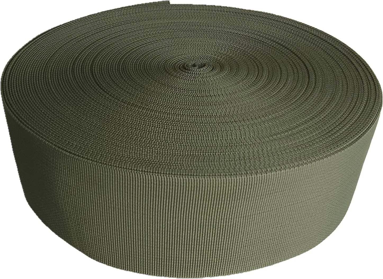3 inch Webbing Strap for Lawn Chairs, 3" Olive Green Heavy Duty Polypropylene Webbing, 5 Yard