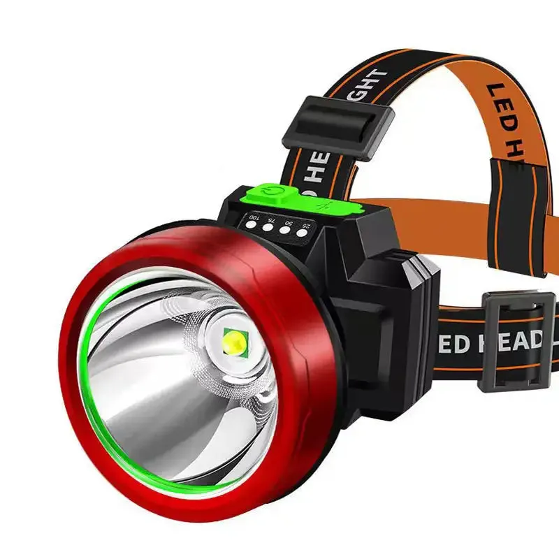 300watts Ultra Bright Rechargeable Headlamp Flashlight LED Headlight Waterproof Camping Fishing Illuminat Mobile Power Bank Torch Light