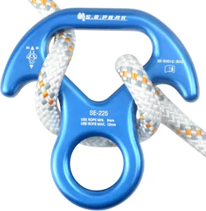 30kN/35kN/40kN Rescue Figure 8 Descender Climbing Gear Downhill Equipment Rigging Plate Rappeling Device for Rock Climbing/Aluminum Alloy