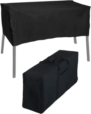 600D Heavy Duty Stove Carry Bag and Patio Cover for Camp Chef 3-Burner Cookers, Replacement Parts for Camp Chef TB90LW, TB90LWG, TB90LWG15, DB90D, SPG90B, and More