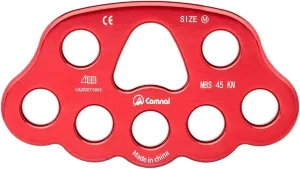 8 Holes Rigging Plate Climbing Paw 4500kg High Strength Work Descender Abseiling Hardware Accessories Equipment