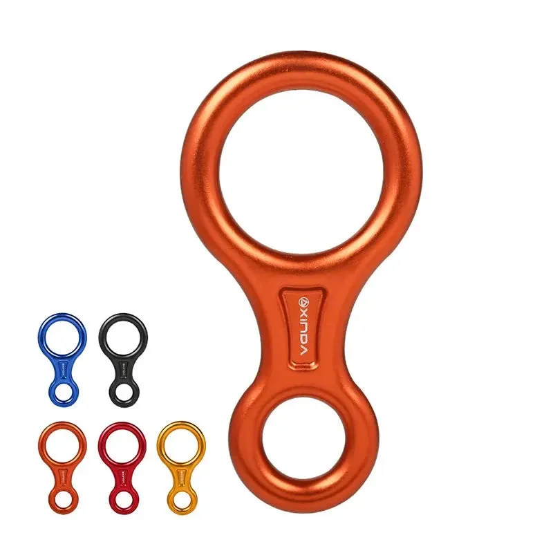 8-Shape Descender: 45KN Rappelling, Belaying, and Abseiling Kit
