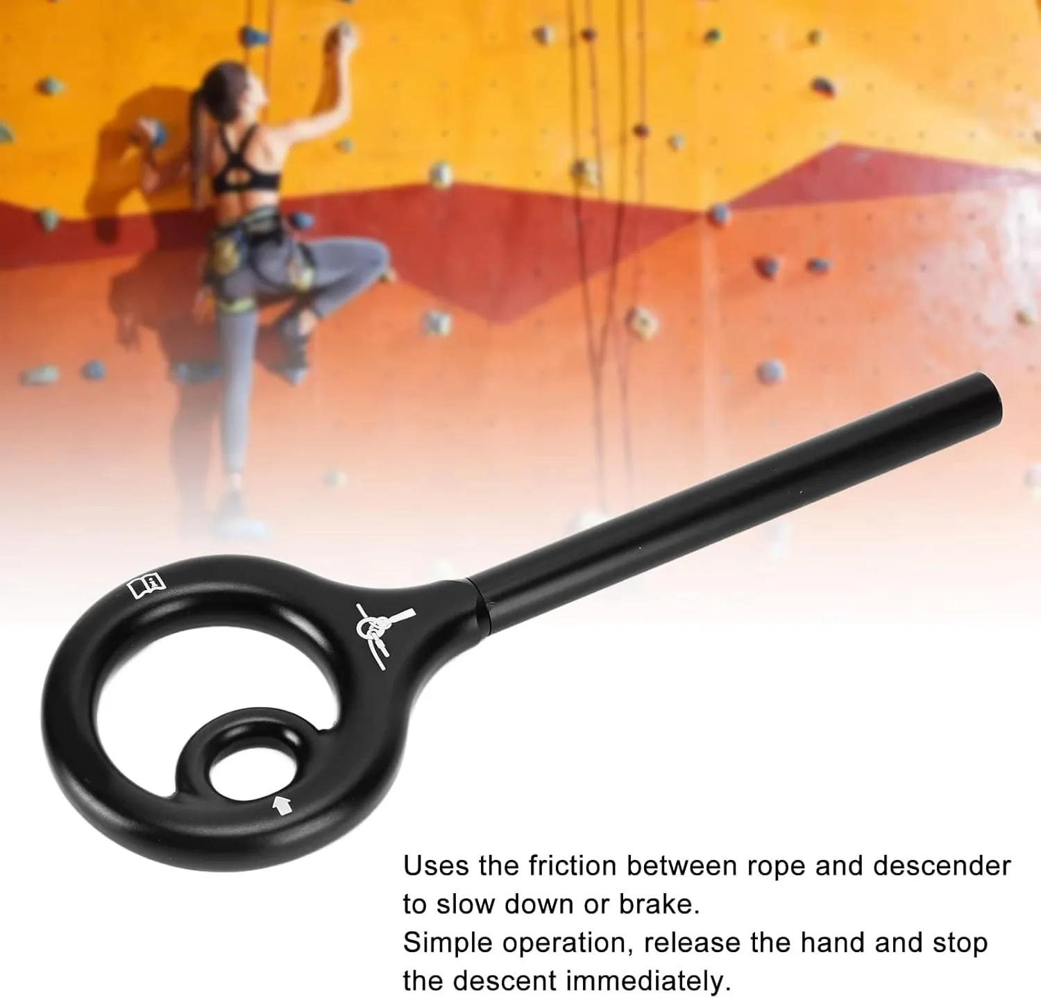9 Rescue Figure 9 Shape Rigging Descender Anti Falling Outdoor Rock Climbing Speed Descent Equipment for Rock Climbing