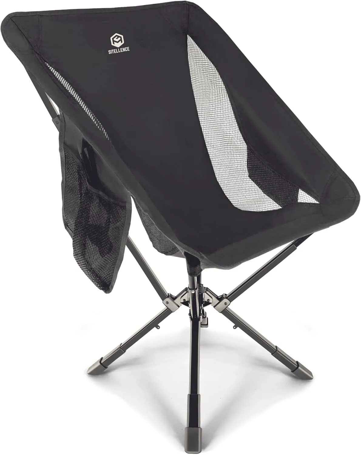 ADJ-S2 Portable Camping Chair - Adjustable Height Folding Chair, Compact Collapsible Chair Setup in 8s, Outdoor Chair for Camping, Beach, Sports/Music Events, Supports 330LBS - 2025 Edition