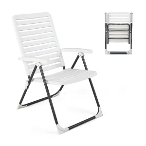 Adjustable Reclining Folding Chair with 7 Level Backrest 1