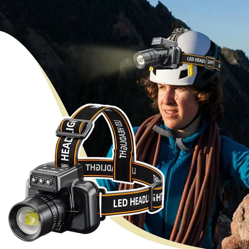 Adventures All-in-one solution Headlamp Outdoor Forehead LED BeamLite™ – Expansive catalogue for Torch High-Power Rechargeable