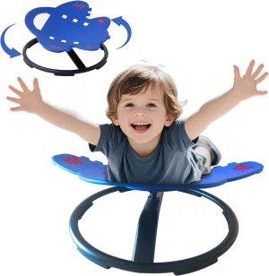 Airplane Kids Sensory Swivel Chair, Autism Spinning Chair for Kids Sensory,New Aircraft Model Sensory Toy Chair, Spin Sensory Chair,Training Body Coordination