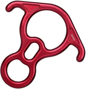 Alloy Rappel Gear 50kn Climbing Descender Figure 8 Descender for Easy Rope Handling