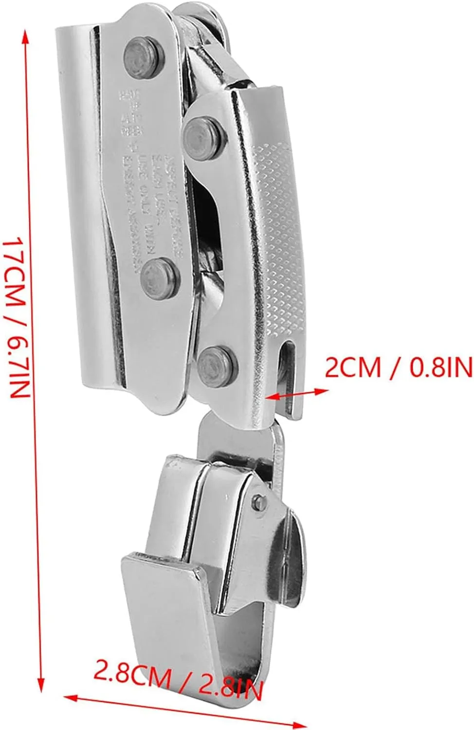 Alloy Steel Self Braking Stop Descender for Climbing, Fire Rescue, and High Altitude Operations