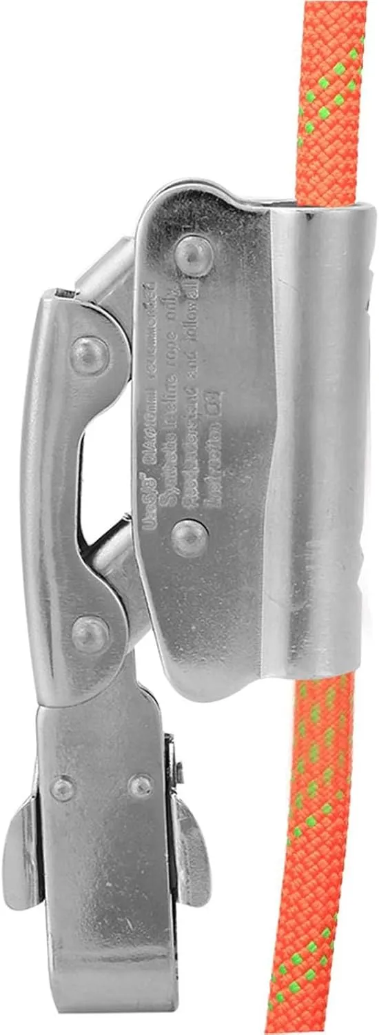 Alloy Steel Self Braking Stop Descender for Climbing, Fire Rescue, and High Altitude Operations