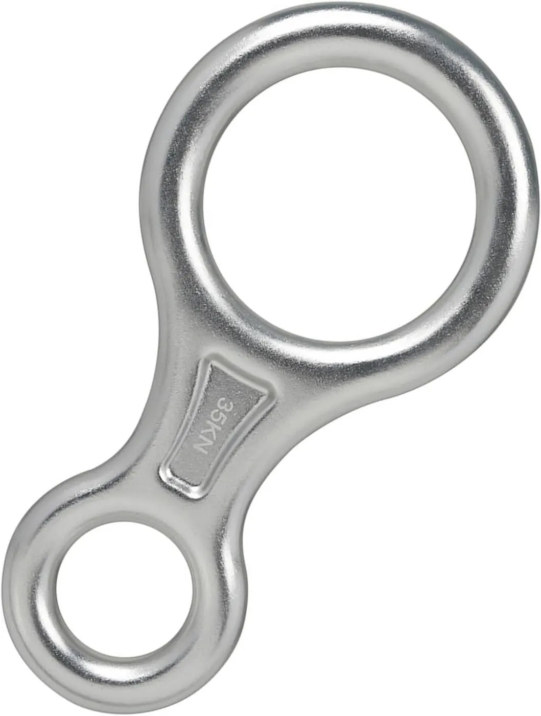 Aluminum Alloy 35KN Climbing Descender, Figure 8 Rope Device for Mountaineering, Outdoor Equipment