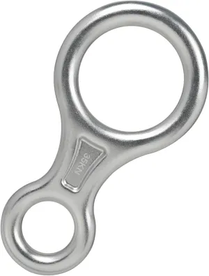 Aluminum Alloy 35KN Climbing Descender, Figure 8 Rope Device for Mountaineering, Outdoor Equipment