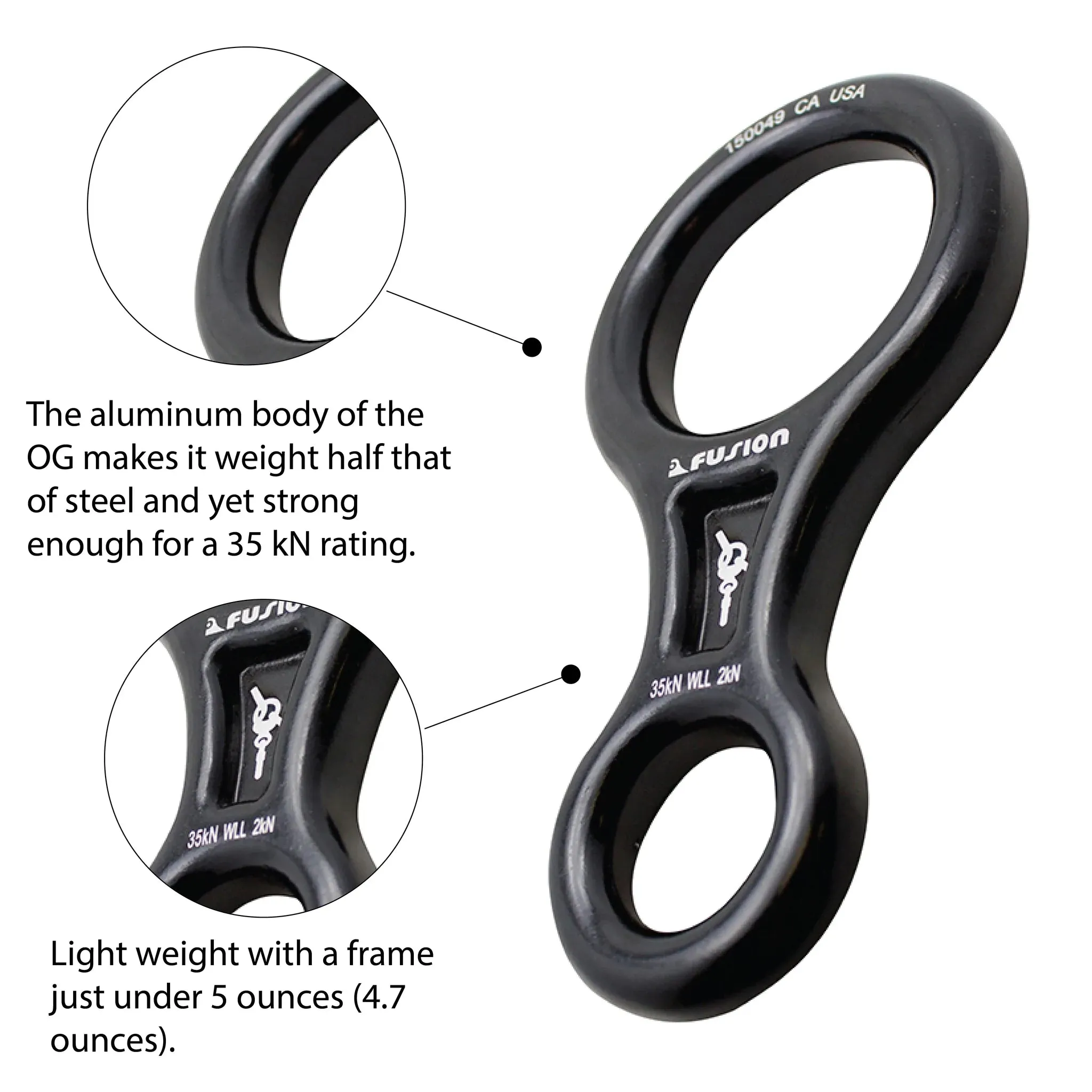 Aluminum Figure 8 Descender