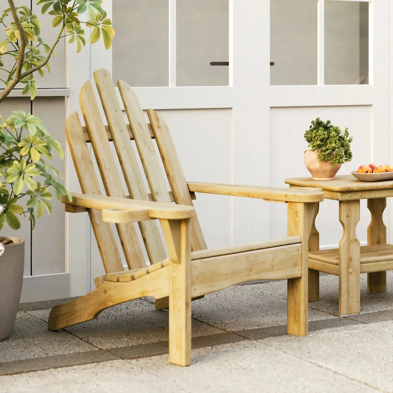 Amish Casual 800 Lb Heavy Duty Treated Adirondack Chair
