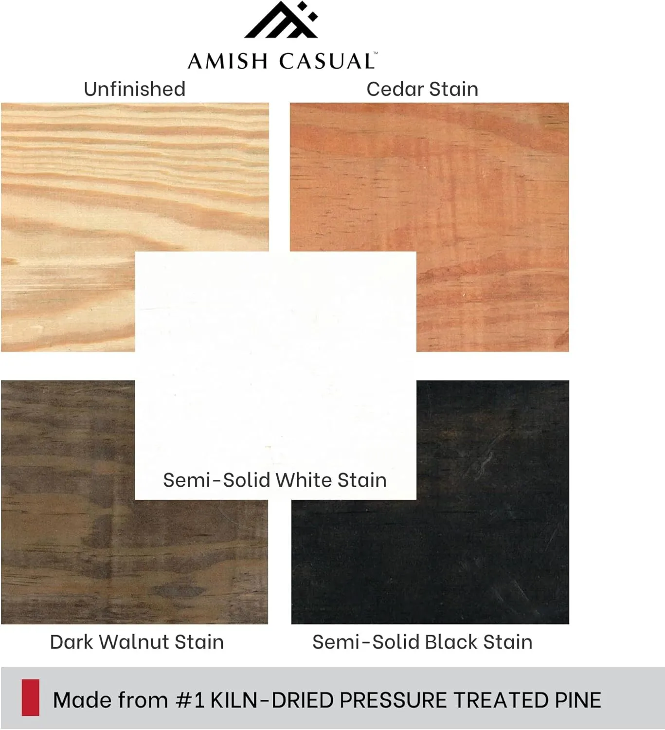 Amish Heavy Duty 600 Lb Mission Pressure Treated Rocking Chair (Dark Walnut Stain)