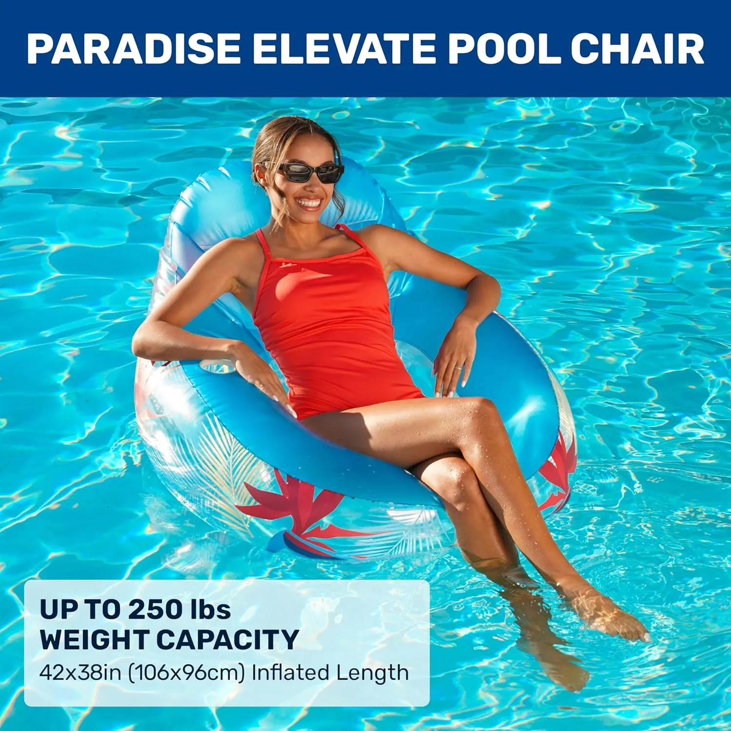 Aqua Pool Chair Float for Adults – Zero Gravity Pool Floats – Multiple Colors/Shapes/Styles – for Adults and Kids Floating