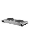 Ariete SFO0994/2 2500W Double Hot Plate – Dual Burners | Cast Iron | Space-Saving Design