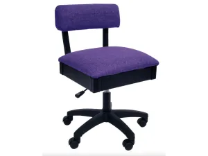 Arrow Royal Purple Hydraulic Sewing Chair