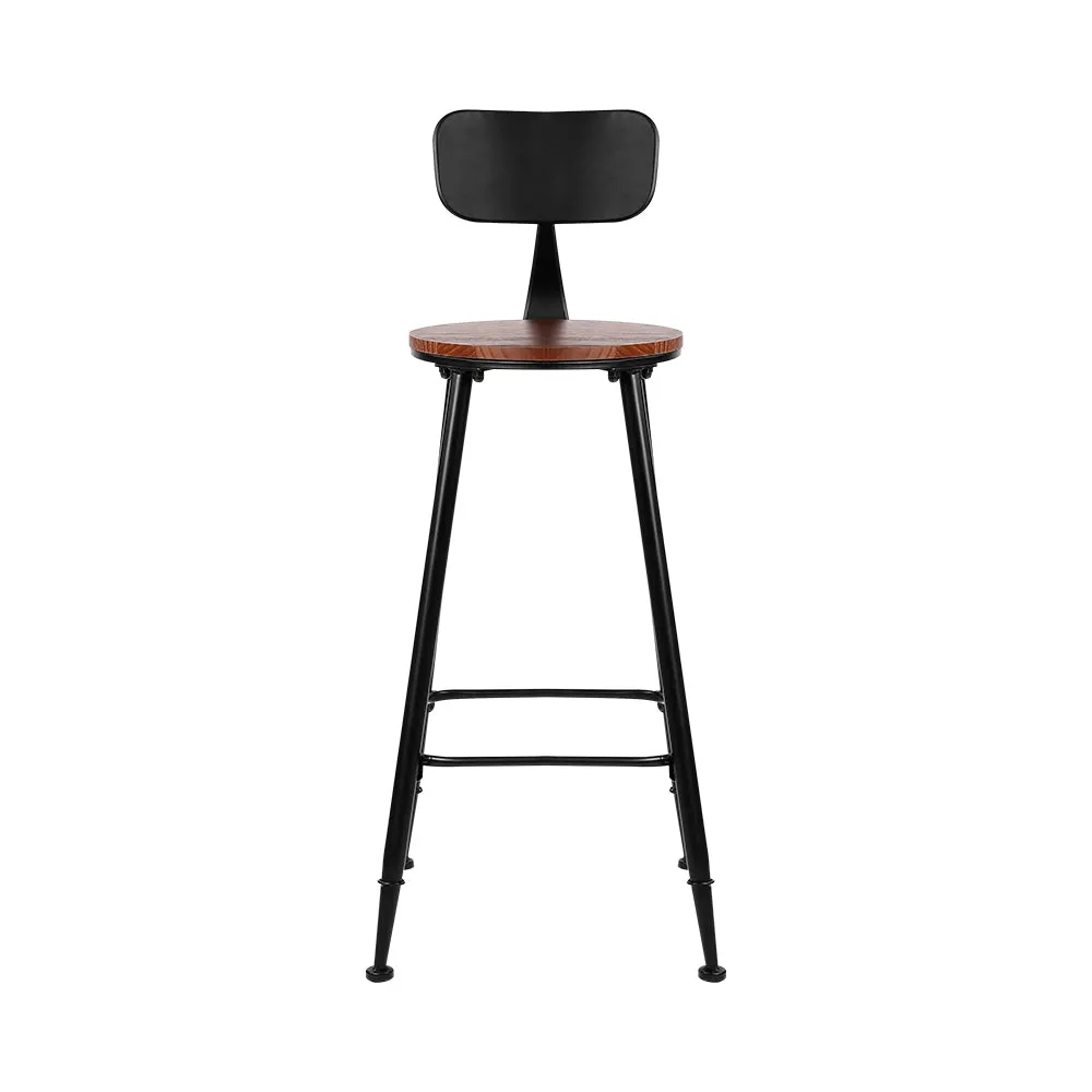 Artiss 4x Vintage Industrial Bar Stool Retro Barstools Dining Chairs Kitchen