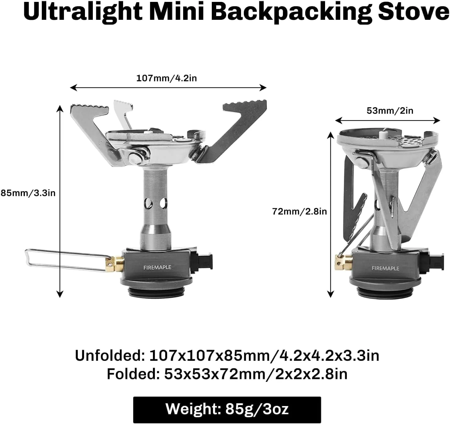 Backpacking and Camping Stove Series | Outdoor Propane Camp Cooking Gear | Portable Pot/Jet Burner | Ideal for Hiking, Trekking, Fishing, Hunting Trips and Emergency Use (Greenpeak)