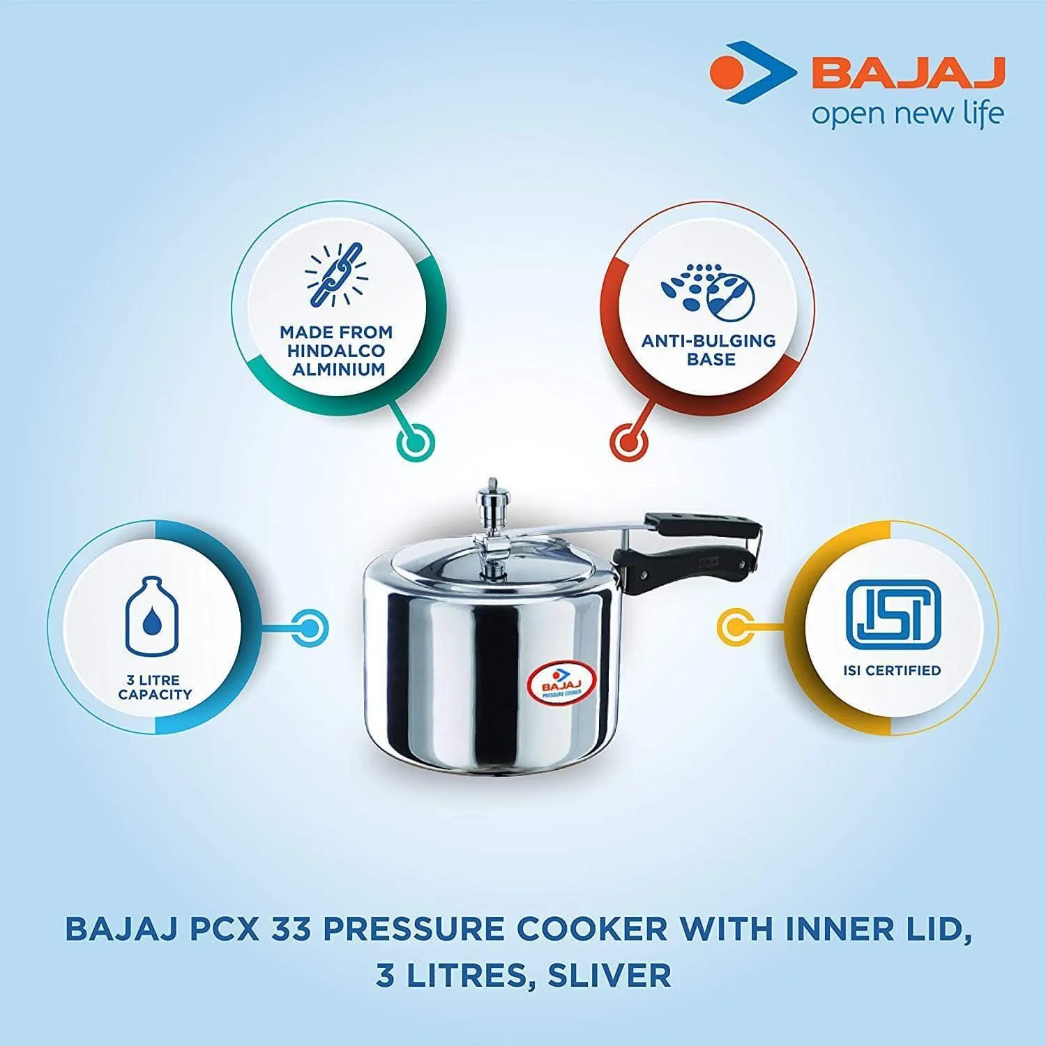 Bajaj Popular Eco, 2-Burner Stainless Steel