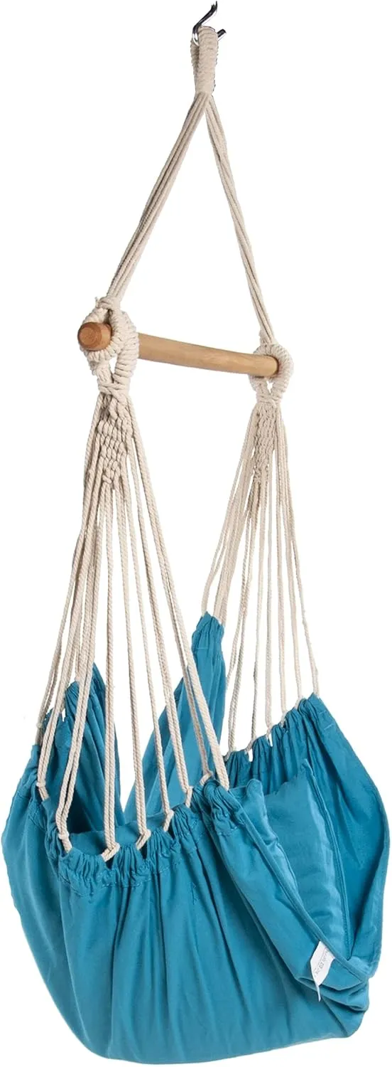 BalanceFrom Hammock Chair Hanging Rope Swing with 2 Seat Cushions Included, 300-Pound Capacity