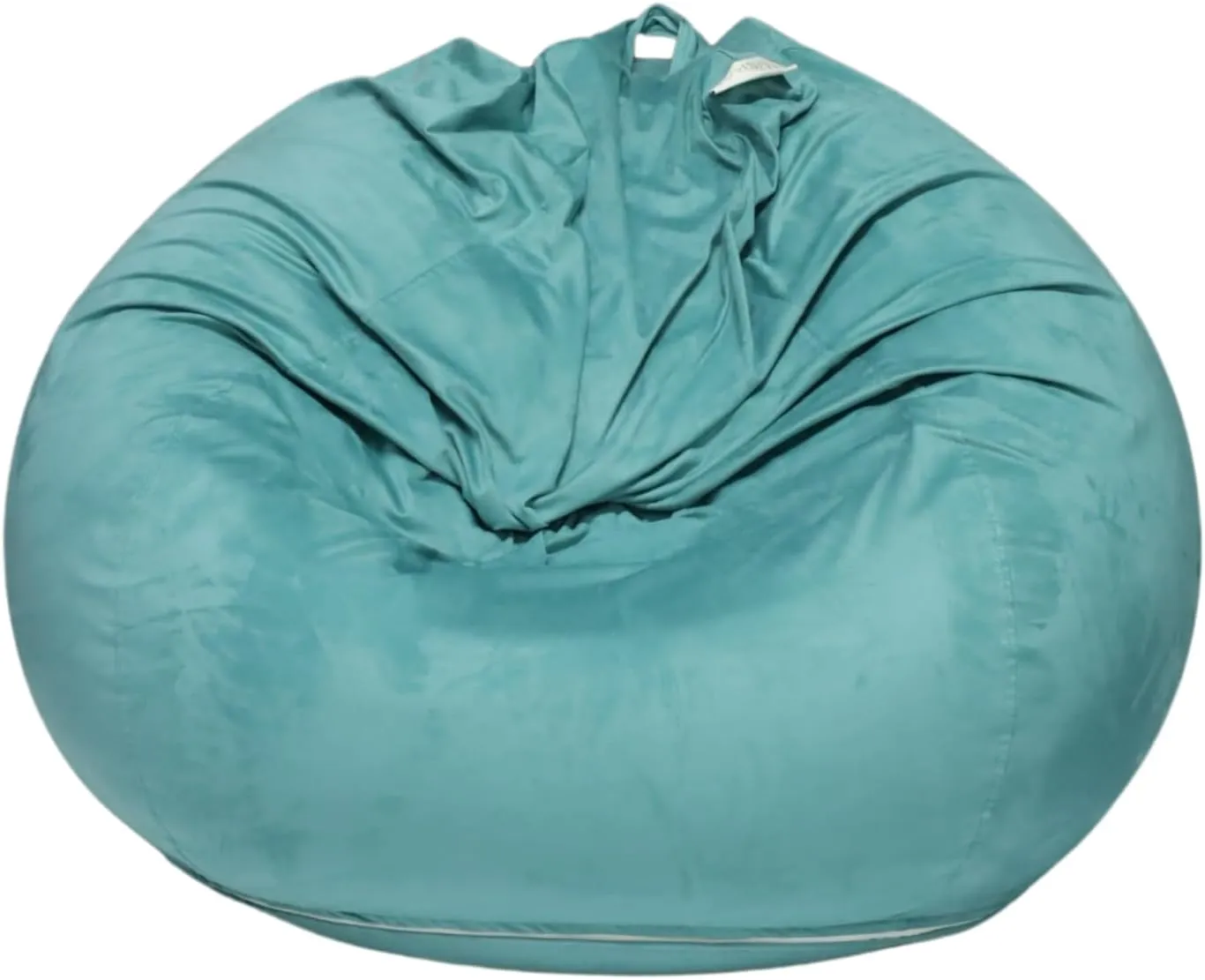 Bean Bag Cover with Liner Only Ultra Soft Stretch Velvety Microsuede Bean Bag Chair Cover for Adult Pear Style Removable Large Luxurious 3ft -Teal