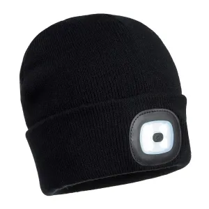 Beanie LED Head Lamp USB Rechargeable - B029: Versatile, Water-Resistant, Adjustable Strap, Perfect for Outdoor Enthusiasts