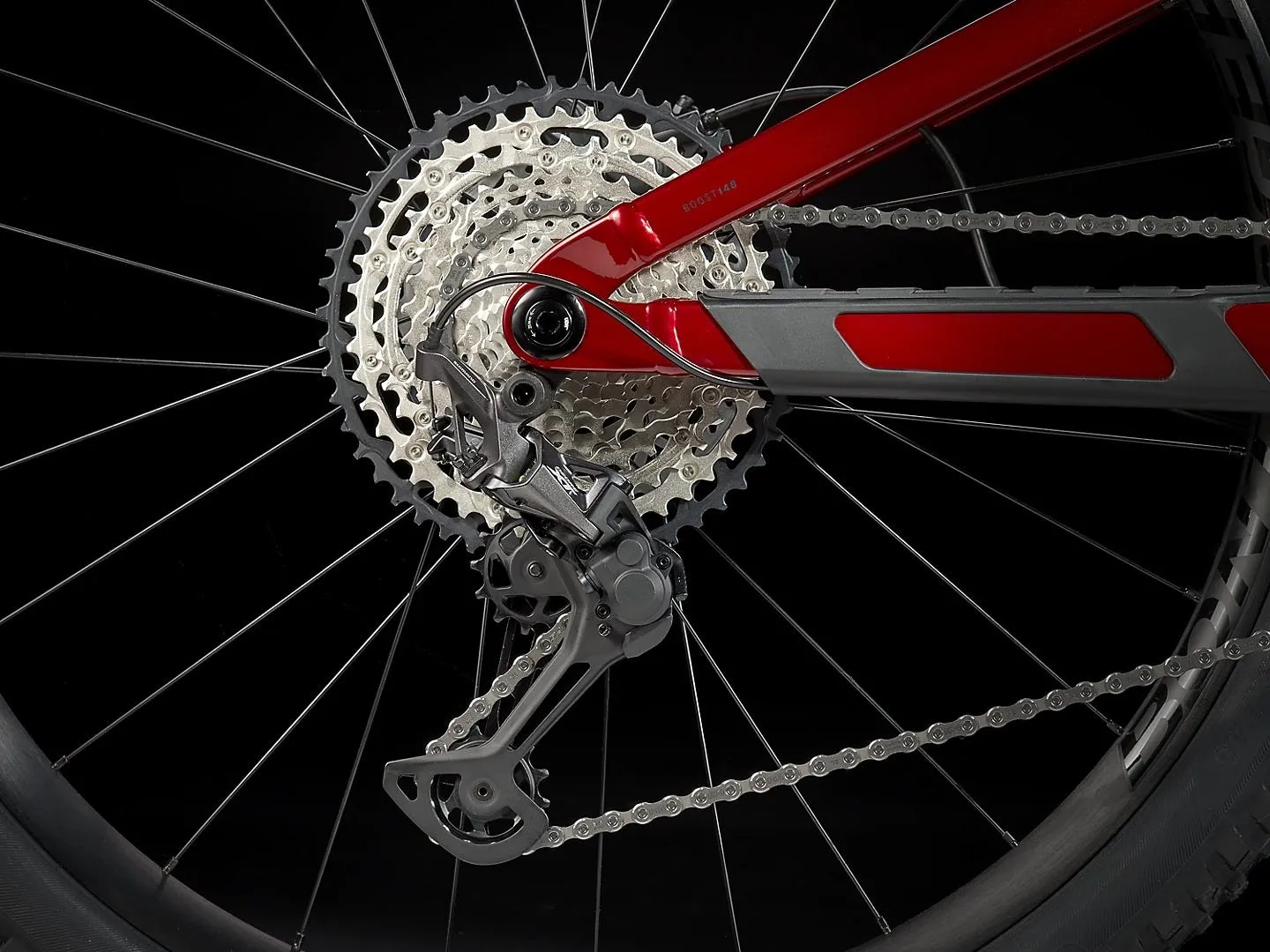 Bicicleta Enduro Trek Top Fuel 8 Roja