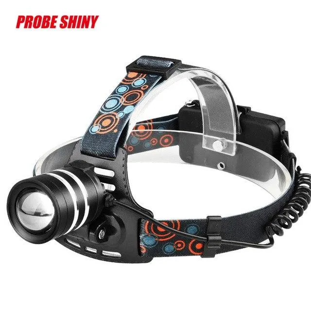 Bike Bicycle Light Head Flashlight 5000LM 1x XM-L T6 LED Rechargeable 18650 Headlamp USB Charger Set A2