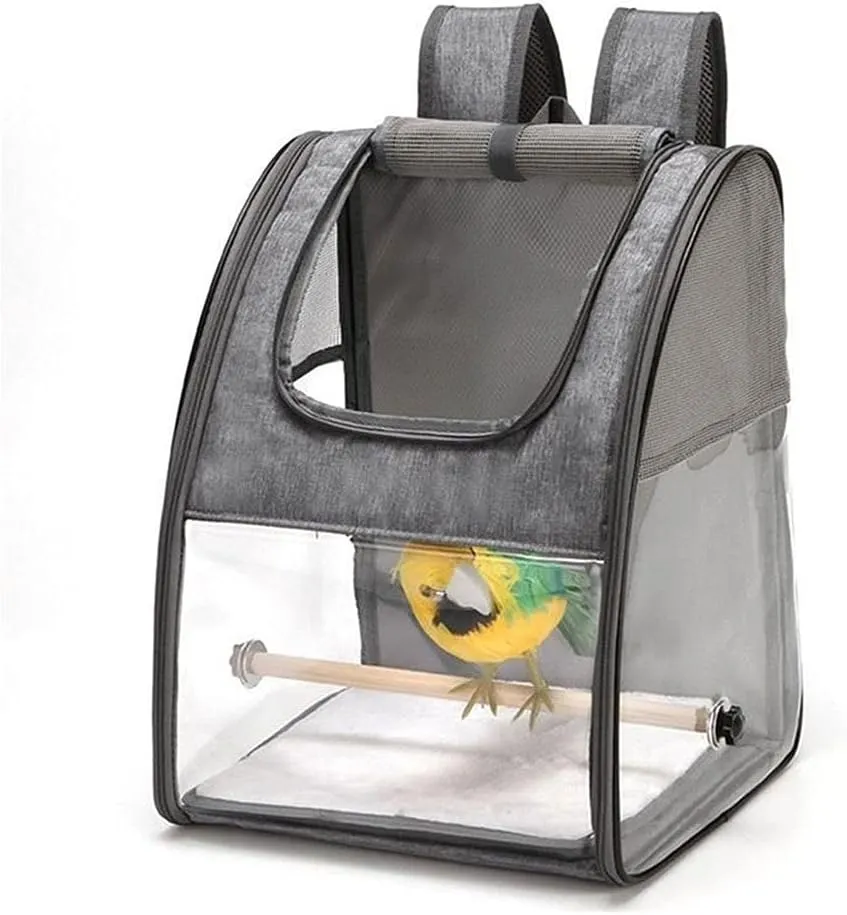 Birdcage Bird Parrot Travel Cage Foldable Portable Backpack Pet Parrot Cat and Dog Backpack Easy to Transport and Archive Outdoor Travel Supplies Bird Cages for Parakeets