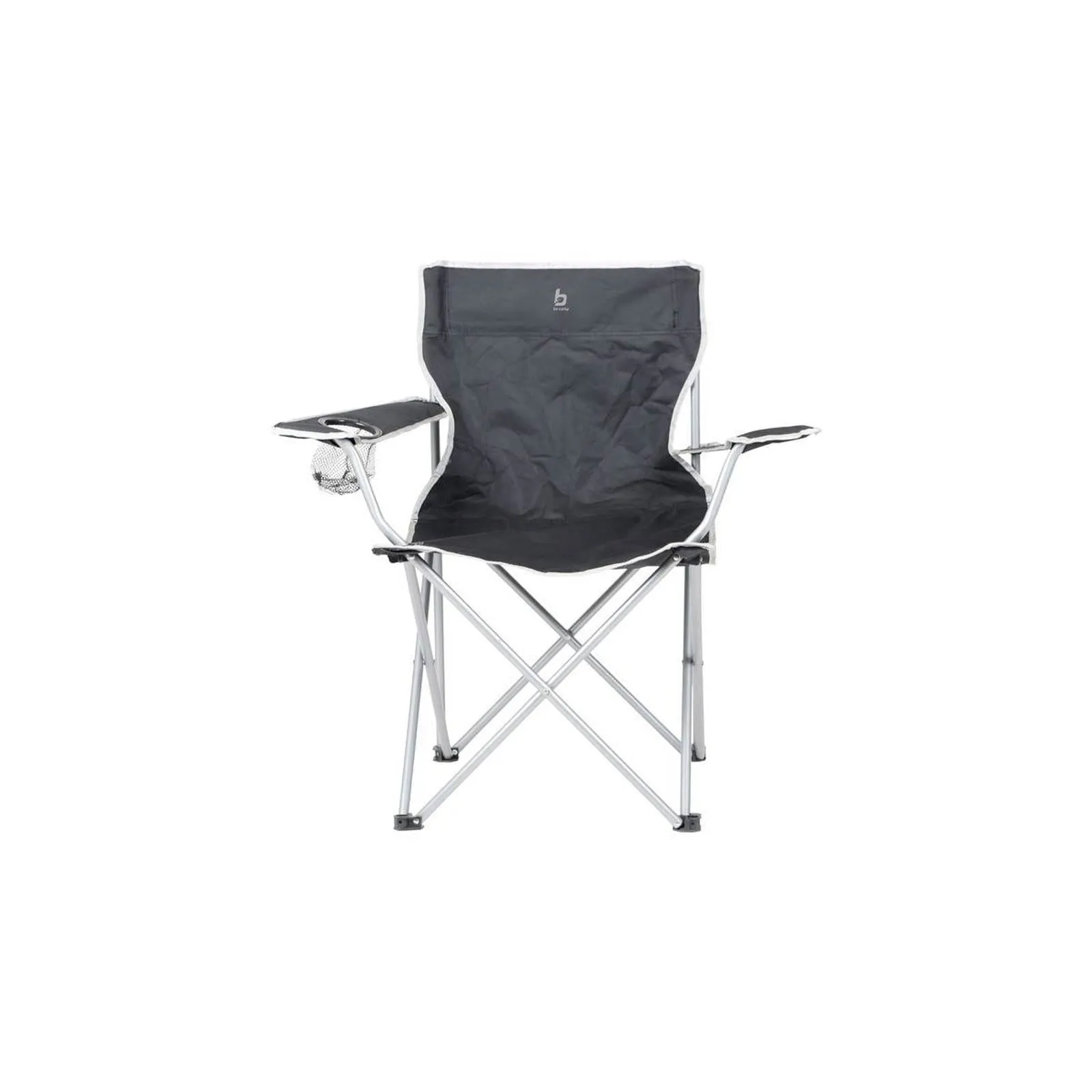 Bo-Camp Folding Chair Compact Steel Black