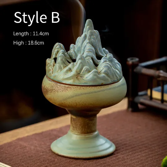 Boshan Stove Purple Copper Incense Burner