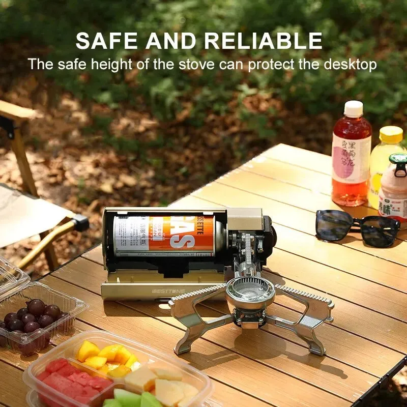 BRS 2670W Portable Folding Gas Stove for Camping and Outdoor Cooking