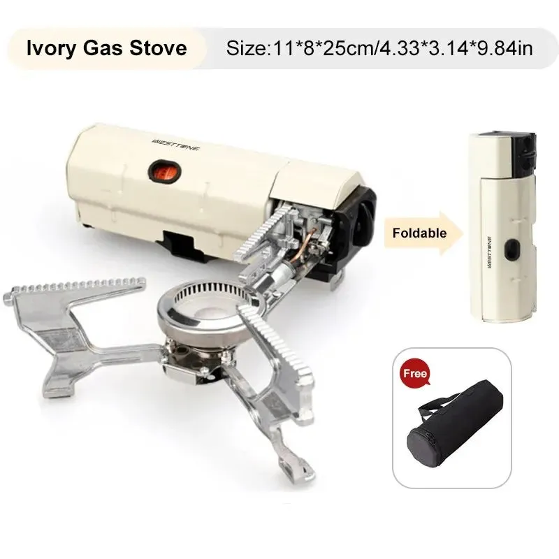 BRS 2670W Portable Folding Gas Stove for Camping and Outdoor Cooking