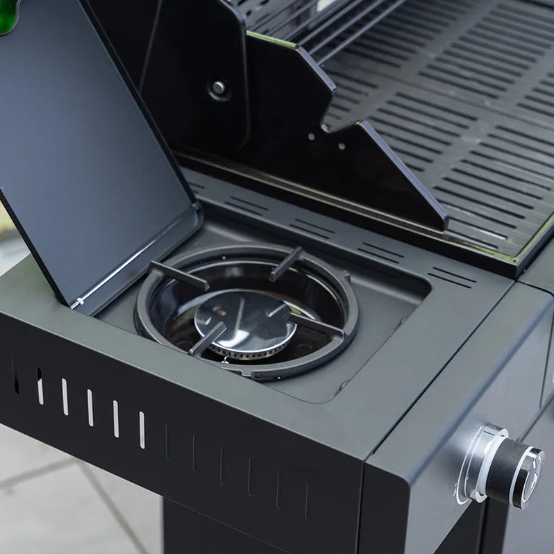 Burner length GRLLR 5 Kitchen Outdoor Wide array unit,Fridge, and Kamado | Smart Full 3.5M BBQ, Stove
