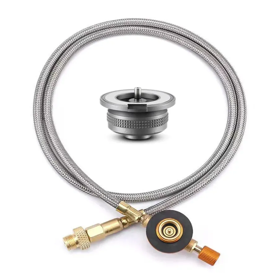 Butane Gas Adapter Split Stove Converter for Outdoor Camping