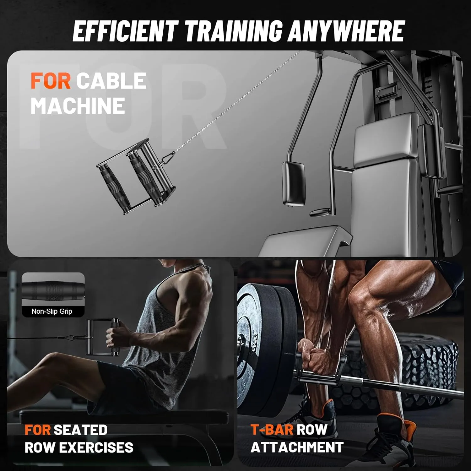Cable Machine Attachment for Home Gym, Tricep Press LAT Pull Down Attachment, Cable Machine Accessories, Tricep Press Down Cable Attachment for Weight Fitness Multiple Options