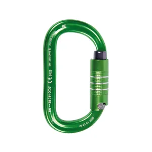 CAMP Oval XL Carabiner - 3 Lock Green