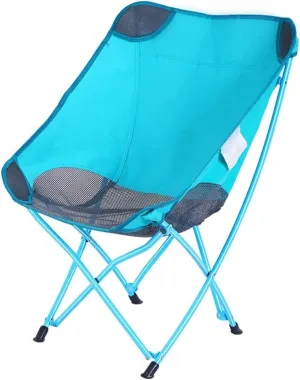 Camping Chair Camp Chair Ultralight Camping Chair with Mesh Stitching Compact Folding Backpacking Seat Stool with Large Back Storage Pocket s Outdoor Fishing Chair