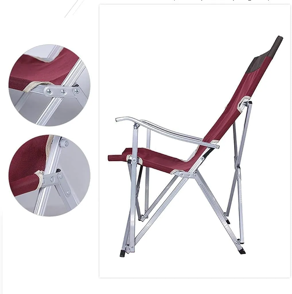 Camping Chair Folding Chair Portable Chair Outdoor Chair Portable Folding Chairs for Relax Camping Fishing Backrest Stool Aluminum Alloy Leisure Beach Chair Camping Chairs for Adults
